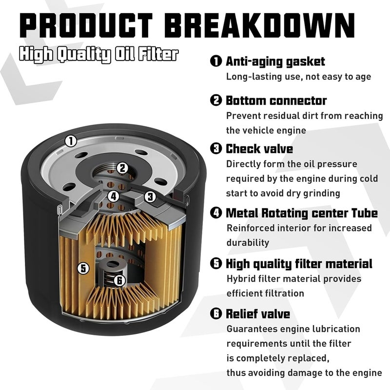 Sollon Oil Filter for Yamaha and Kymco Models - Image 5
