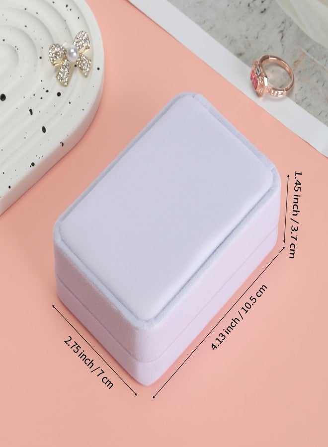KUKUVR 12 Pieces Classic Velvet Necklace Pendant Box for Jewelry Gift, Small Jewellry Storage Display Case for Wedding Engagement Birthday Anniversary - Image 2