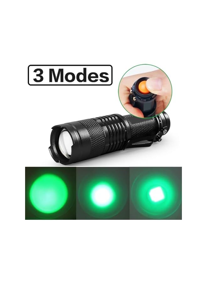 promass Red Green Blue LED Flashlights 3 Pack, Red Light Green Light Blue Light Flashlight, Red Green Blue Lights Flashlight LED Lights Torch Outdoor - Image 5