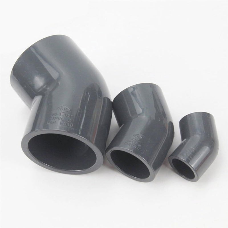 1 قطعة من وصلة الكوع بزاوية 45 درجة من PVC، قطر داخلي 20 مم لحوض الأسماك - Image 5