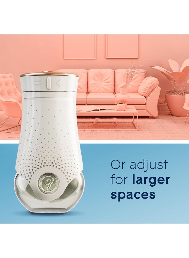 Glade جهاز تسخين معطر الهواء من غليد، زيوت عطرية وزيوت أساسية للمنزل والحمام، حتى 50 يومًا على إعداد منخفض، 2 عدد - Image 4