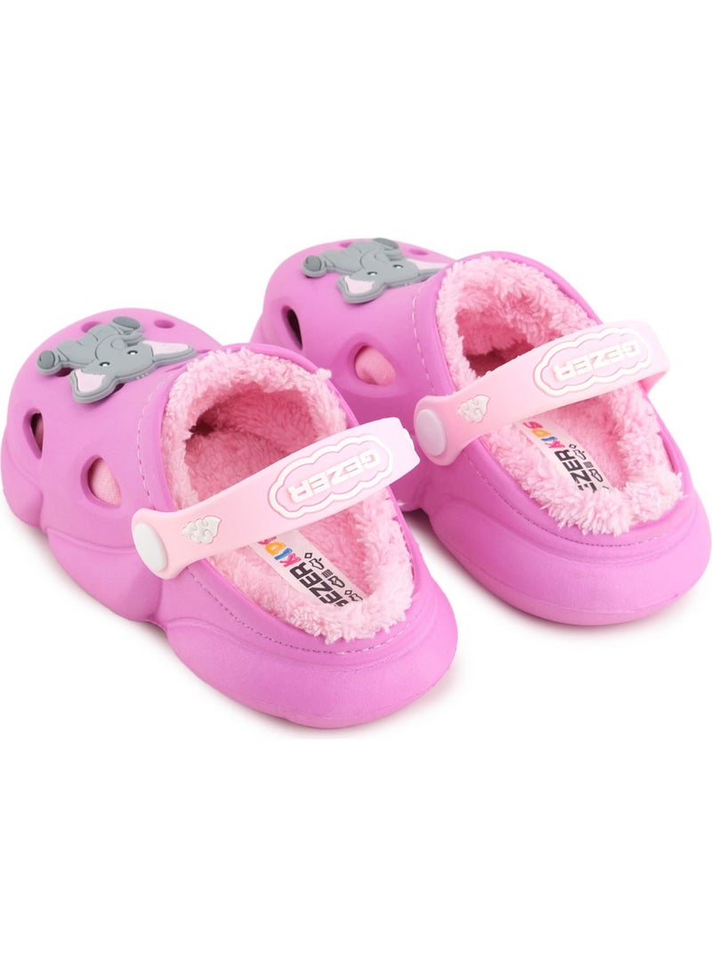 Gezer Girls Winter Eva Plush Home School Nursery Slippers Sandals  - Image 4