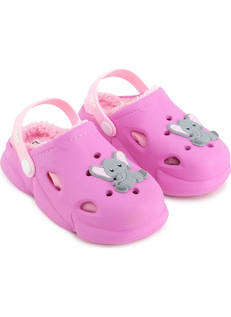 Gezer Girls Winter Eva Plush Home School Nursery Slippers Sandals  - Image 3
