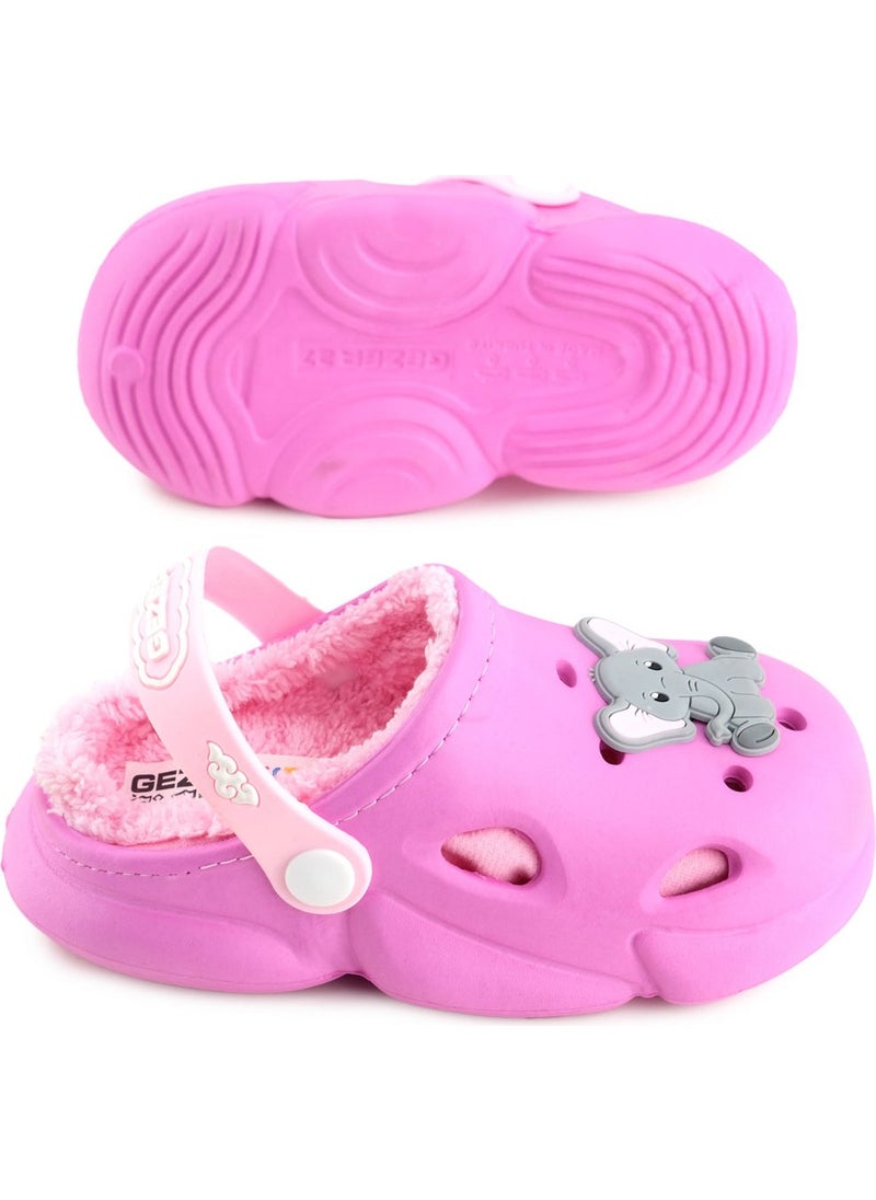 Gezer Girls Winter Eva Plush Home School Nursery Slippers Sandals  - Image 5