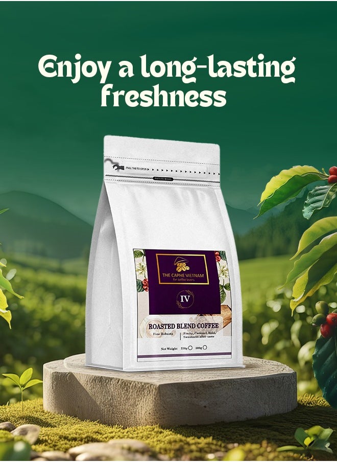 The Caphe Vietnam Fine Robusta Blended Ground Coffee - 1 KG | Preliminary Process | Blended Robusta | Vietnamese Coffee Ground  - Image 4