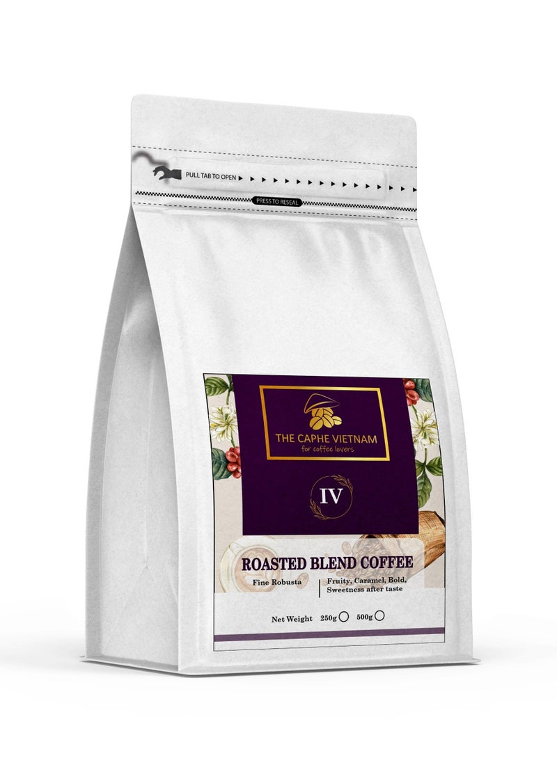 The Caphe Vietnam Fine Robusta Blended Ground Coffee - 1 KG | Preliminary Process | Blended Robusta | Vietnamese Coffee Ground  - Image 1