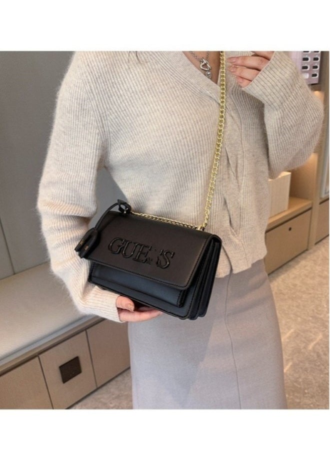 GUESS - Fashionable and Simple Printed Cross-body Shoulder Bag 21.5*8*14cm - Image 1