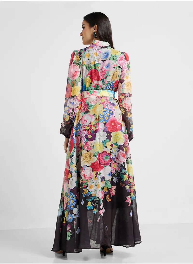 Khizana Floral Print Dress