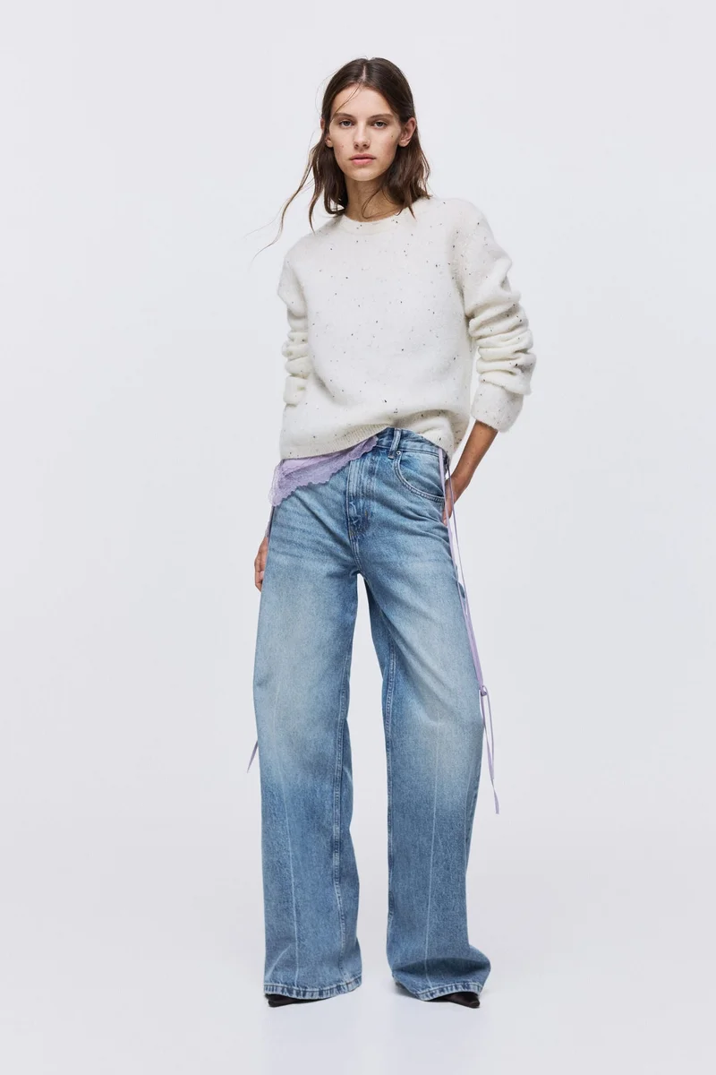 H&M Bootcut High Jeans