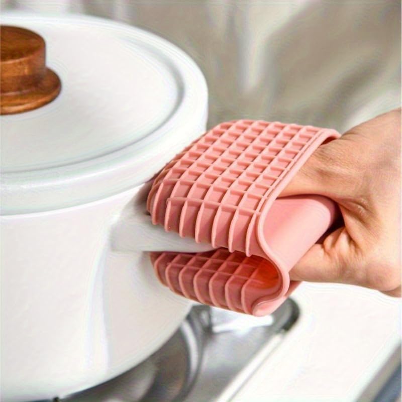 Silicone Heat Resistant Pot Handle Cover - Non-Slip Oven Mitt for Cookware and Frying Pan Handles - Image 4
