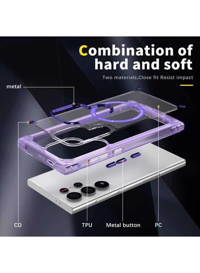 اس-توب جراب لهاتف Samsung Galaxy S24 Ultra 5G مصنوع من مادة TPU + PC MagSafe المغناطيسية - Image 3