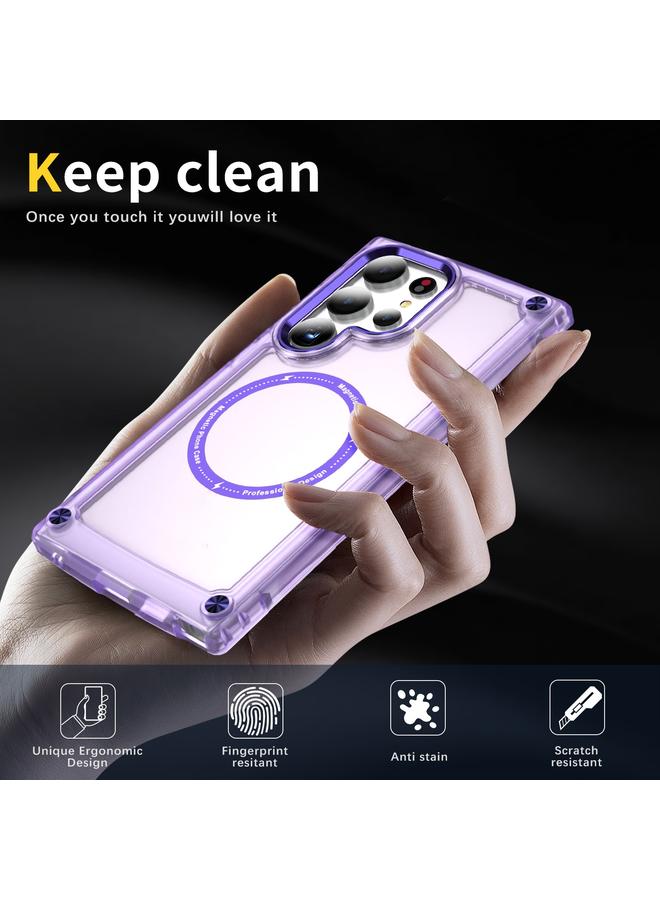 اس-توب جراب لهاتف Samsung Galaxy S24 Ultra 5G مصنوع من مادة TPU + PC MagSafe المغناطيسية - Image 5