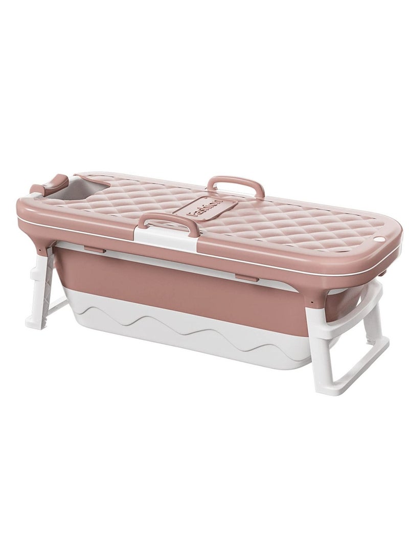 DubaiGallery Portable Bathtub Large Capacity Bath Laundry Storage Portable Pet Bathtub Bathroom Bucket Silicone Basket - Image 3