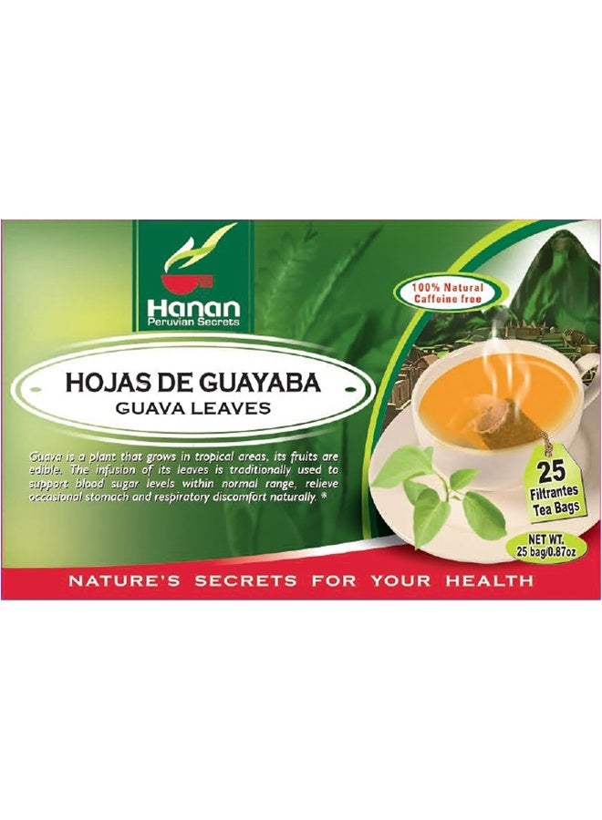 Hanan Peruvian Secrets Hojas De Guayaba Herbal Tea - Image 5