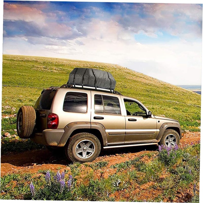 Healifty Waterproof 600d Oxford Fabric Car Roof Cargo Bag Vehicle Rooftop Luggage Carrier with Dustproof and Sunproof Protection for Travel and Outdoor Use - Image 5