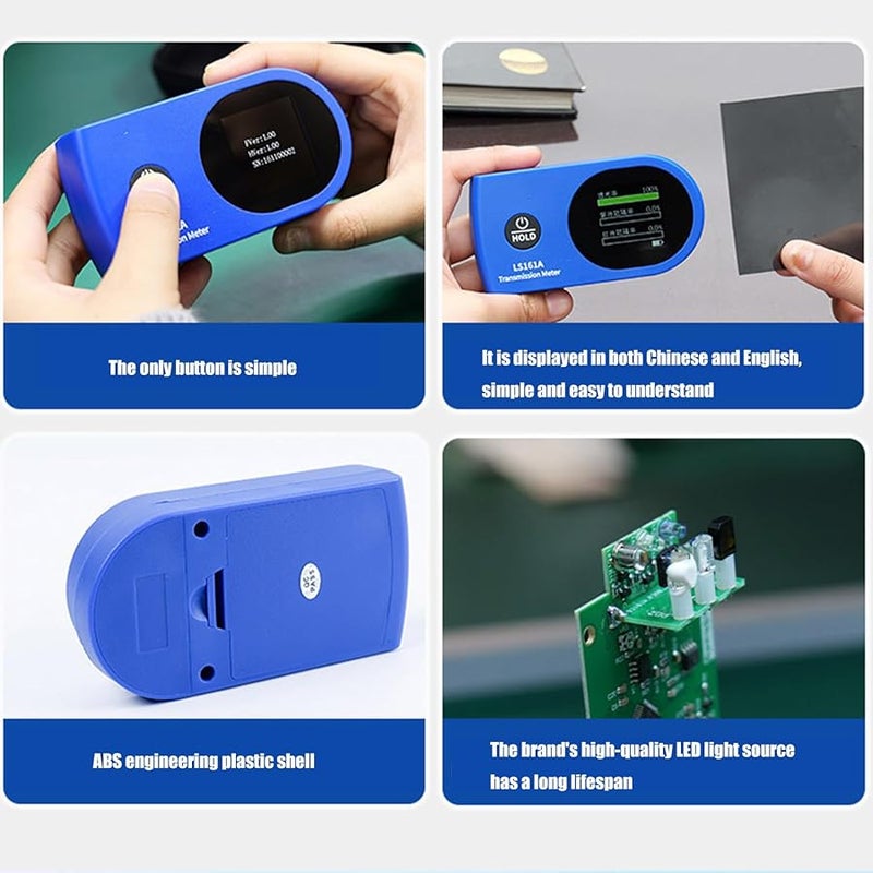 Ls161 مقياس نقل فيلم درجة السيارات الملون مع كشف 365 نانومتر 940 نانومتر تصميم محمول خفيف الوزن - Image 5