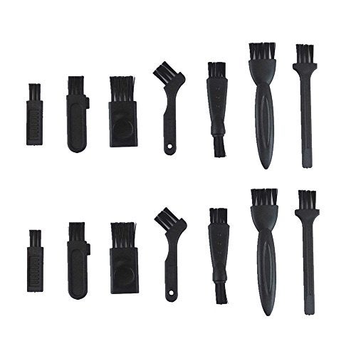 yueton 14pcs Different Style Replacement Electric Shaver Razor Cleaning Brushes - Image 1