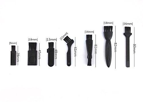yueton 14pcs Different Style Replacement Electric Shaver Razor Cleaning Brushes - Image 3