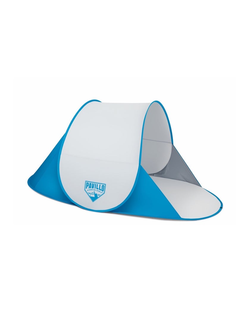 Bestway 67438 Secura Beach Tent (192 x 120 x 85 cm, Blue/White) - Image 1