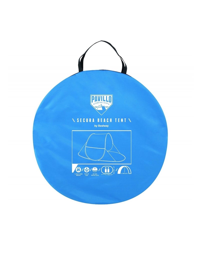 Bestway 67438 Secura Beach Tent (192 x 120 x 85 cm, Blue/White) - Image 3