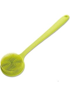 Silicone Body Brush Long Handle Shower Brush Body Scrub Bath Brush for Back Scrubber Exfoliating Skin - Random Color