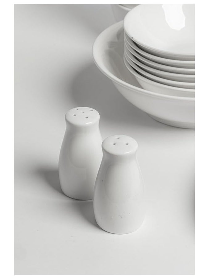Bin-Shihoun-Abomar - White Premium Porcelain Dinner Set for 6 People | Serving Utensils | Porcelain Plate Set | Porcelain Dinner Set (72 Pieces) - Image 1