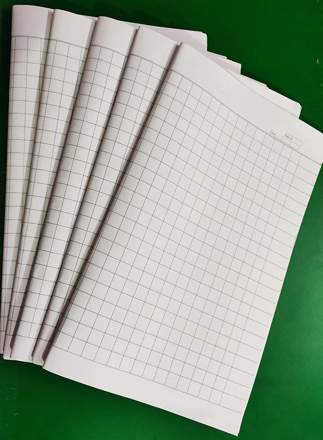 FIRST CLICK Answer Sheets Exam for Subject English 40 sheet & Math 40 Sheet Both side Ruled [Count 80 Sheets Without Fold With Fold 160 sheets 320 Pages] Size- LENGTH-38 cm,WIDTH-31 cm. - Image 4