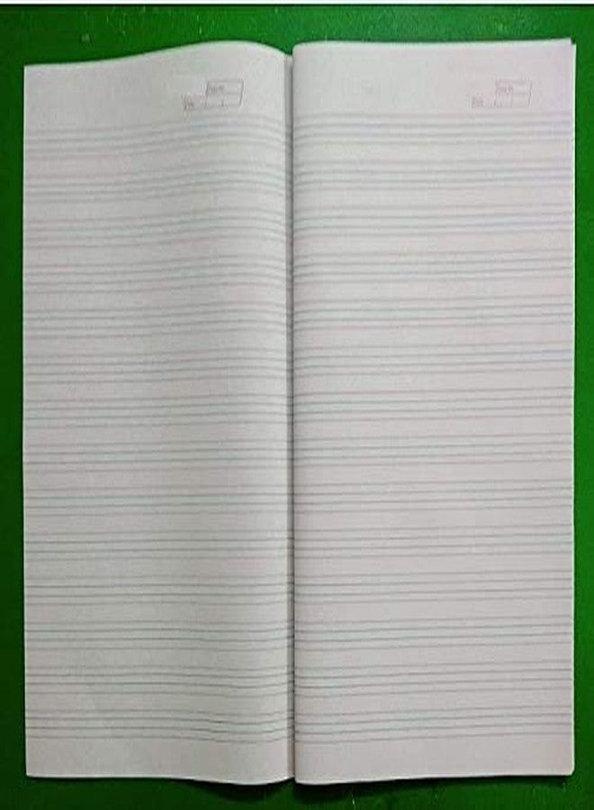 FIRST CLICK Answer Sheets Exam for Subject English 40 sheet & Math 40 Sheet Both side Ruled [Count 80 Sheets Without Fold With Fold 160 sheets 320 Pages] Size- LENGTH-38 cm,WIDTH-31 cm. - Image 2