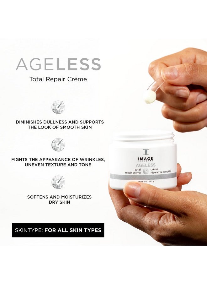 IMAGE SKINCARE IMAGE Skincare, AGELESS Total Repair Crème, Facial Night Cream Moisturizer with Hyaluronic Acid and Shea Butter, 2 oz  - Image 2