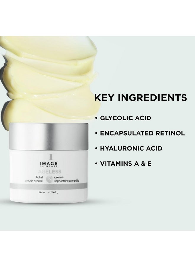 IMAGE SKINCARE IMAGE Skincare, AGELESS Total Repair Crème, Facial Night Cream Moisturizer with Hyaluronic Acid and Shea Butter, 2 oz  - Image 5