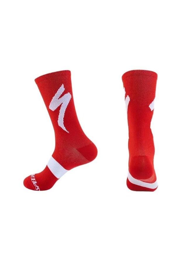 KUYING Fashion Anti Slip Breathable Sports Socks Three Piece Set 