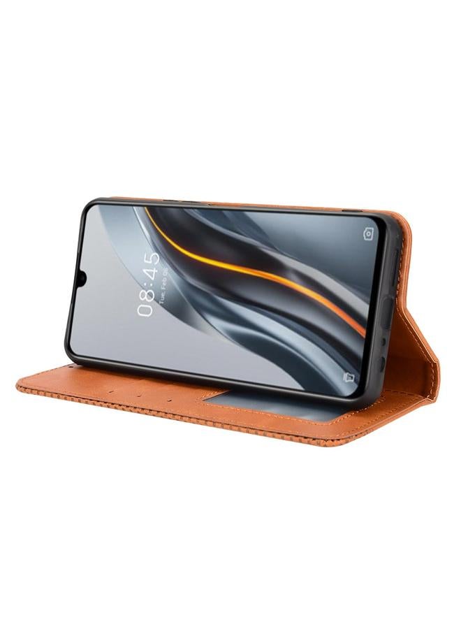 S-TOP Case For Infinix Note 12 G96 Magnetic Buckle Retro Texture Leather Phone Case - Image 4