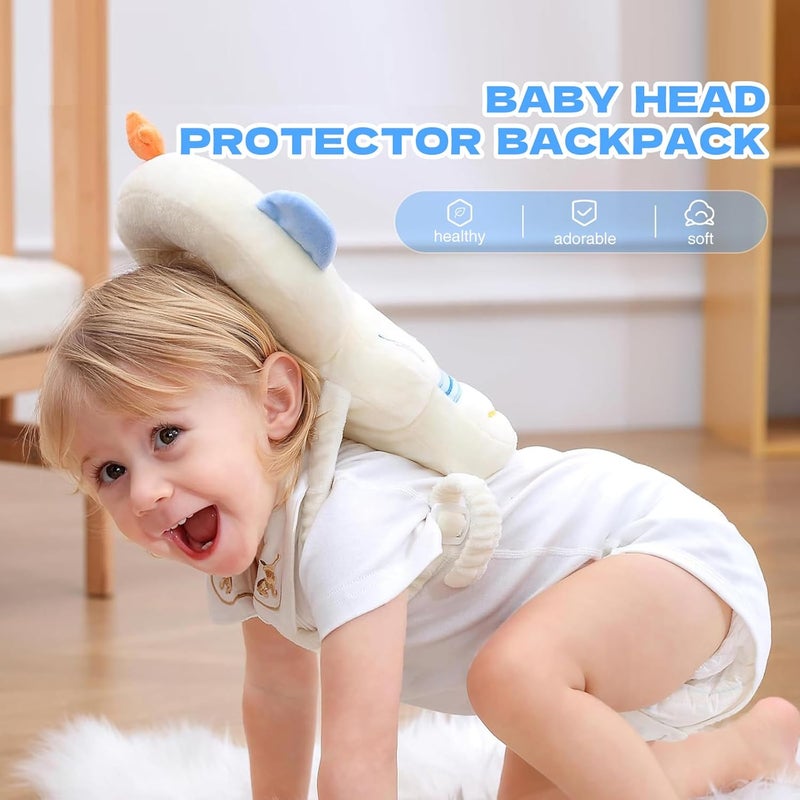 Pucmaoci Baby Toddler Head Protector, Baby Head Protection Backpack, Adjustable, Lightweight and Breathable, Astronaut - Image 2