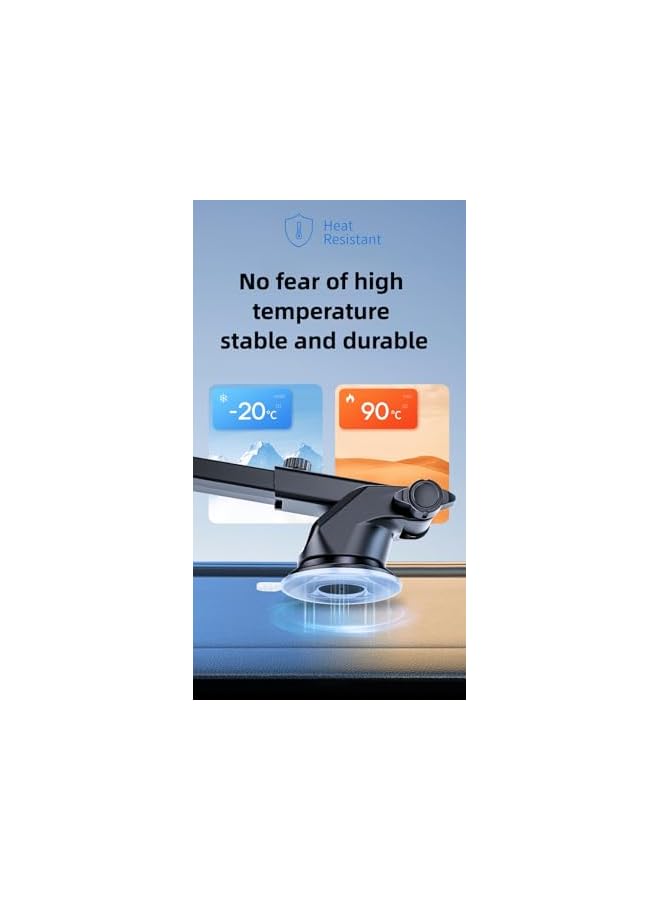 S-TOP Eagle Edition Car Phone Holder Premium Mobile Holder 3 IN 1 for Car Dashboard, Windshield Air Vent Suction Phone Holder with Elegant Eagle Design for All Phones - Image 4