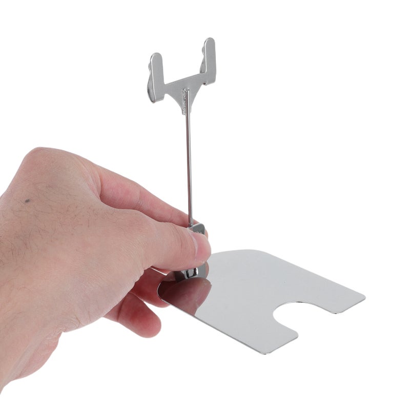 6pcs Card Holder Stand, Table Top Sign Clamp For Retail Display & Supermarket, Price Display Card Holder For Bakery Dessert Table Store - Image 2