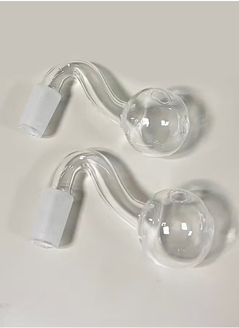 2Pcs 14mm Glass Mini inflow Pipe,Inflow Pipe Water Pump Aquarium FilterTubing, Surface Skimmer, AquariumPlanted Tank Aquascaping Fish TankAccessories, for Fish Tank