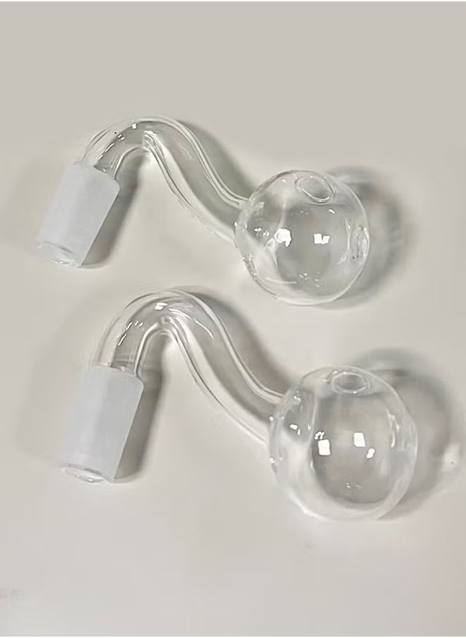 Generic 2Pcs 14mm Glass Mini inflow Pipe,Inflow Pipe Water Pump Aquarium FilterTubing, Surface Skimmer, AquariumPlanted Tank Aquascaping Fish TankAccessories, for Fish Tank  - Image 1