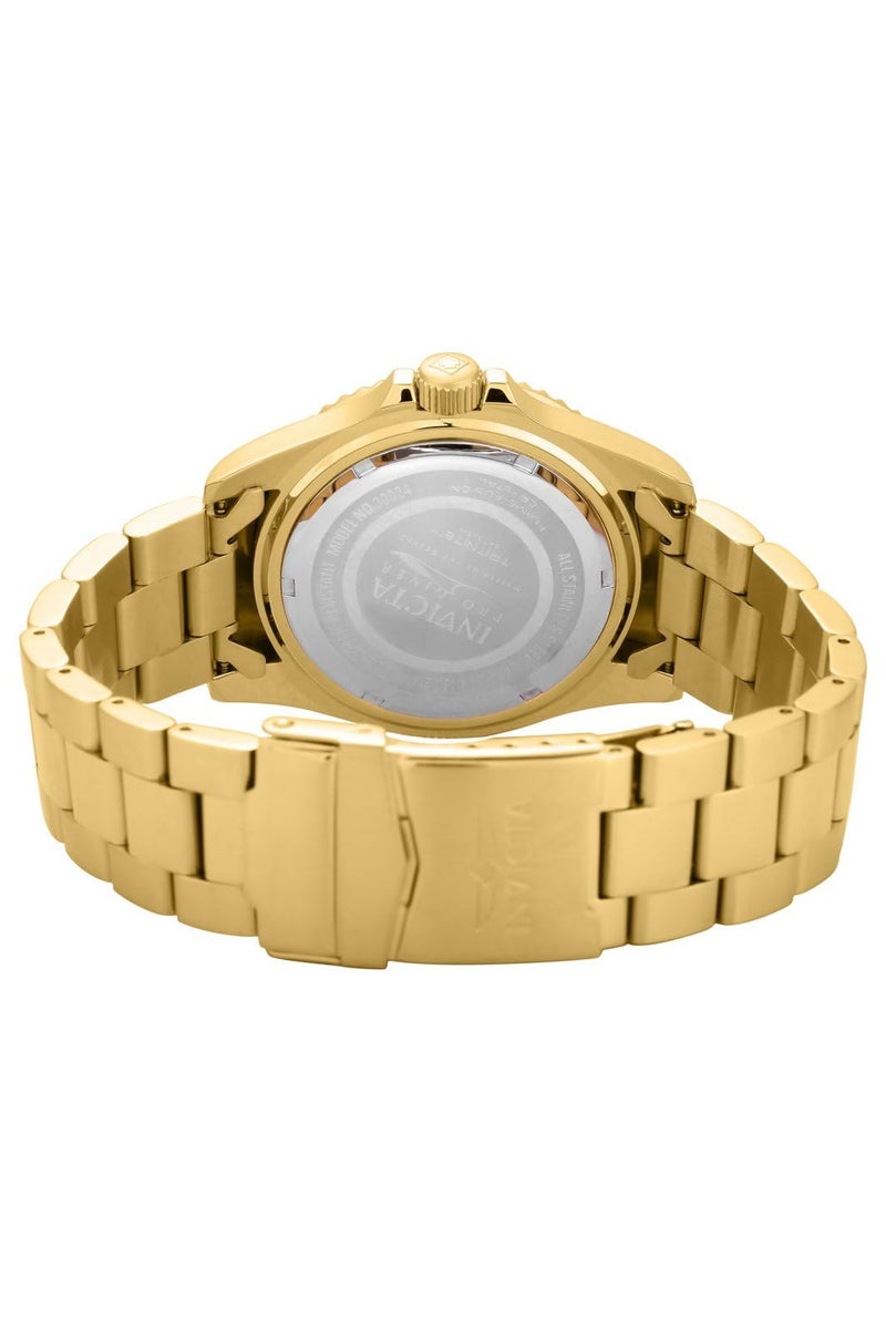 Invicta ساعة كواتز للغوص للرجال من إنفيكتا، ذهبية، 30024 - Image 3