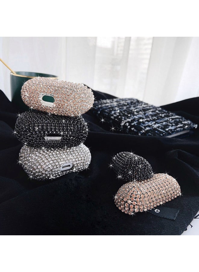 Generic Applicable To AirPods1/2/3 For Apple AirPods Pro2 Flash Drill Wireless Bluetooth Anti-fall Earphone Case-Color:silver-Applicable Models:Airpods 3 Generation  - Image 5