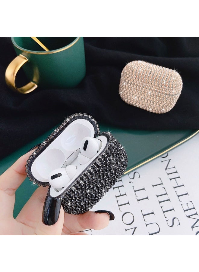 Generic Applicable To AirPods1/2/3 For Apple AirPods Pro2 Flash Drill Wireless Bluetooth Anti-fall Earphone Case-Color:silver-Applicable Models:Airpods 3 Generation  - Image 3