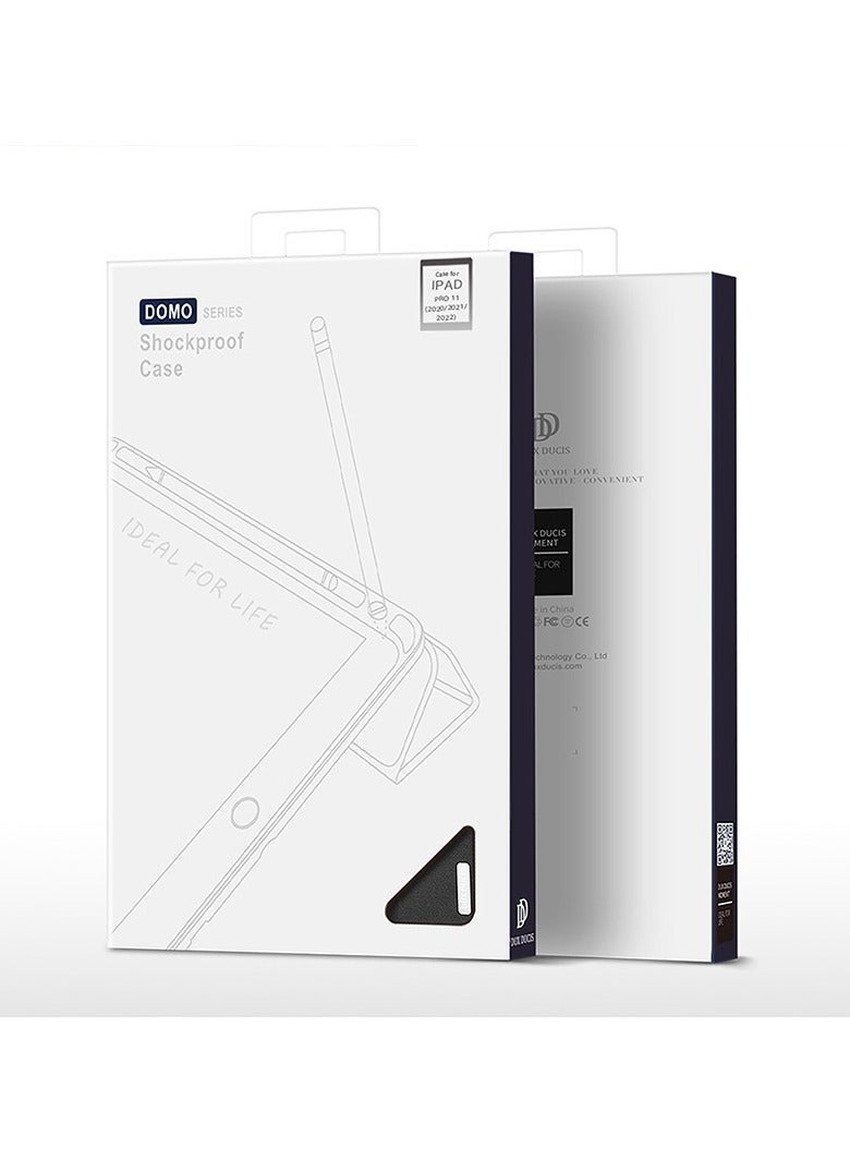 general Compatible with iPad Pro 11/13 2024 Tablet Case, iPad Air 13 2024 Slim PU Leather Case, Triple Folding Stand Case with Auto Wake/Sleep Function - Image 4