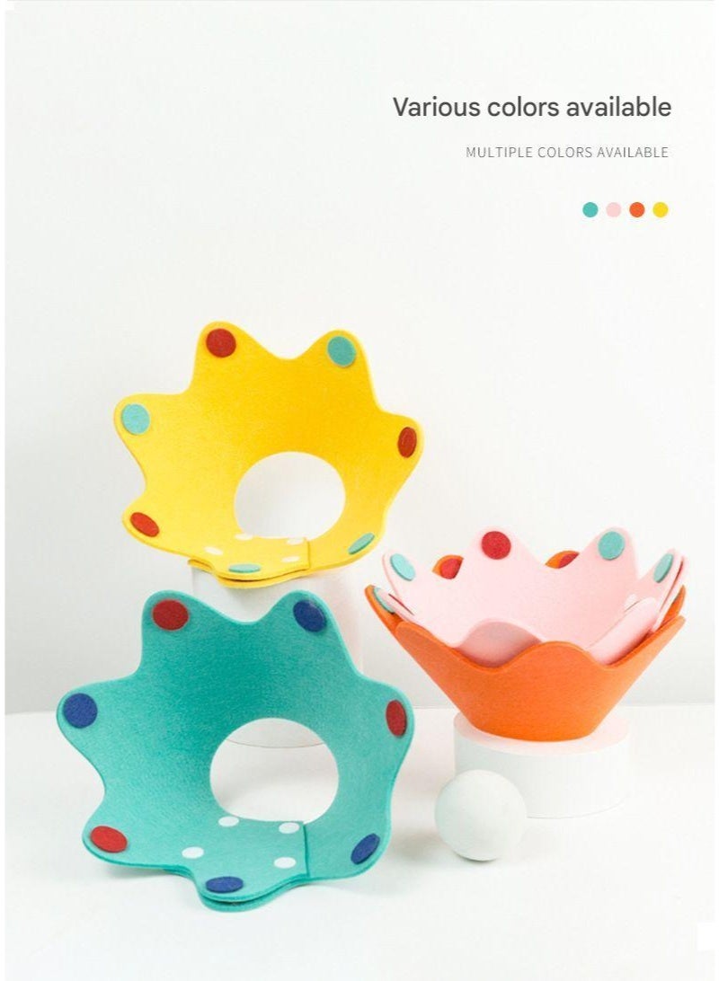 A.M Elizabeth Collar Cat Dog Wound Protection After Surgery Wound Leaking Push Button Type Cute Adjustable Lightweight Soft Flower - Image 5