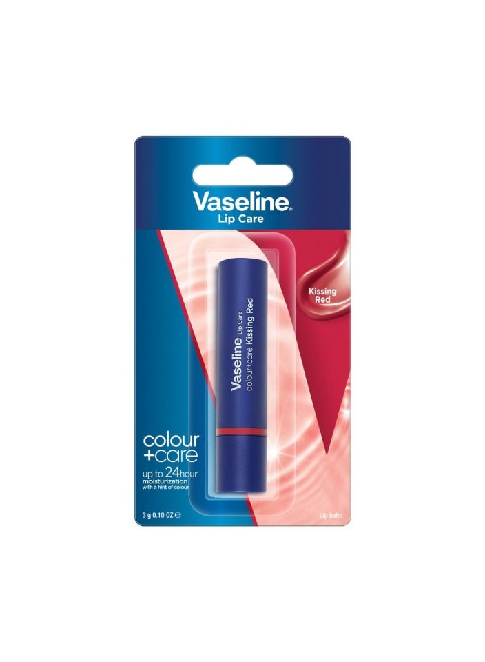 Vaseline Lip Balm Kissing Red Rose Color 3g