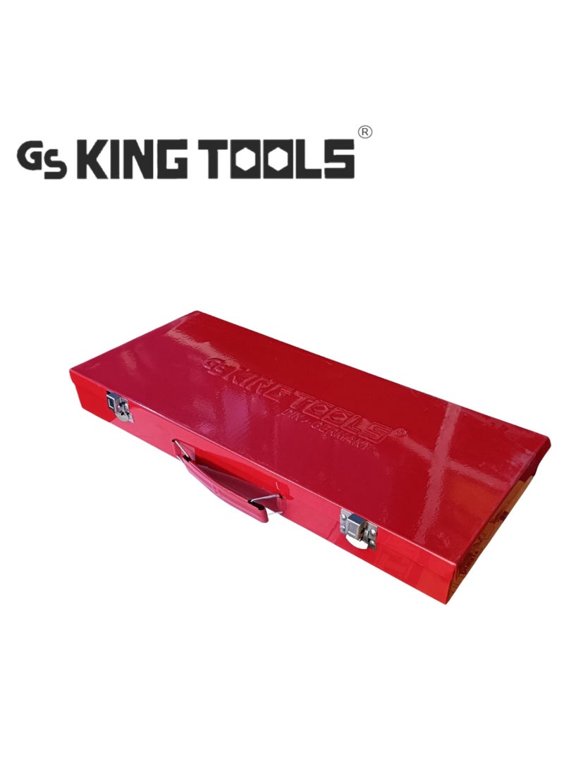 كينج تولز طقم عدد يدوية سداسي 25 قطعة قصير 1/2 بوصة للاستخدام الشخصي والصيانة والسيارات - Image 2