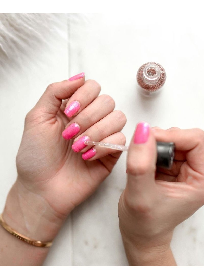 Dermacol Nail Polish Neon Fast Drying Poppy pink 46   5ml - Image 2