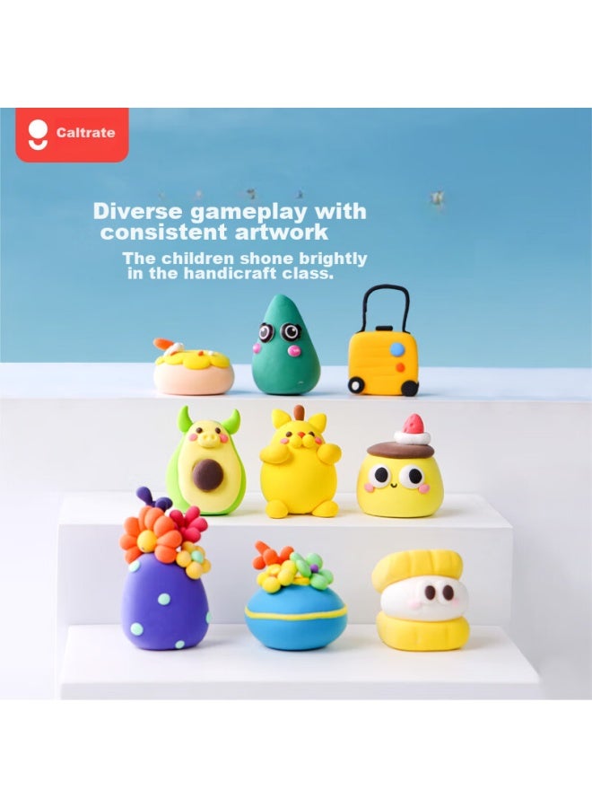 Coloyou 24-color Ultra-light Clay, Transparent Box, Children's Toy, 3-6 Years Old, Colored Clay, Play Dough, Non-toxic, Handmade Diy, Student - Image 3