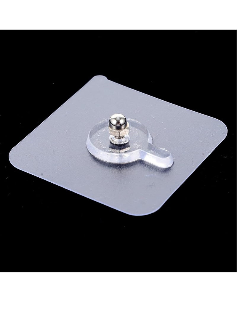 ملصقات لولبية، خطافات صور، شماعات الحائط بدون مسامير، خالية من الثقب للتعليق على الحائط، خطاف الصورة، شماعة لاصقة، خطاف تعليق على الحائط، بدون أثر (6 قطع ) - Image 2