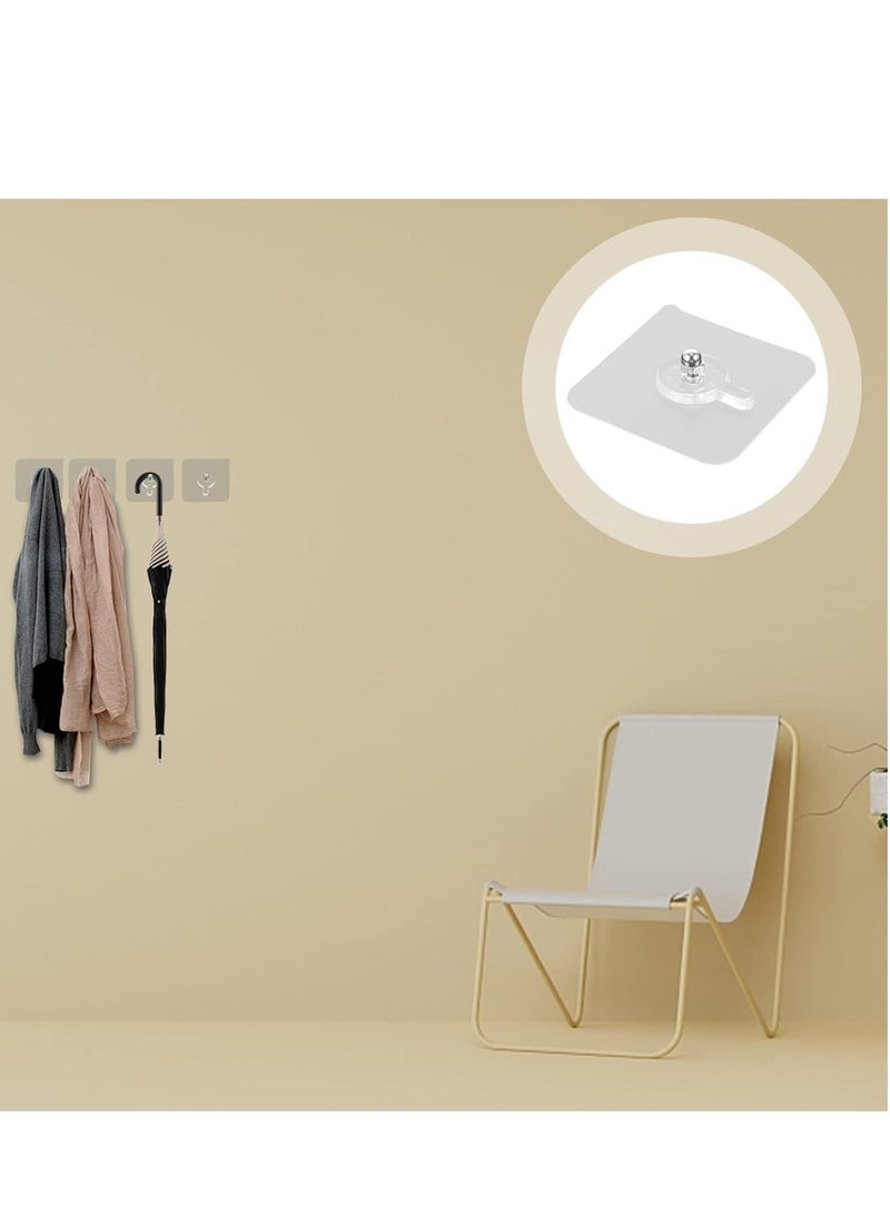 ملصقات لولبية، خطافات صور، شماعات الحائط بدون مسامير، خالية من الثقب للتعليق على الحائط، خطاف الصورة، شماعة لاصقة، خطاف تعليق على الحائط، بدون أثر (6 قطع ) - Image 5