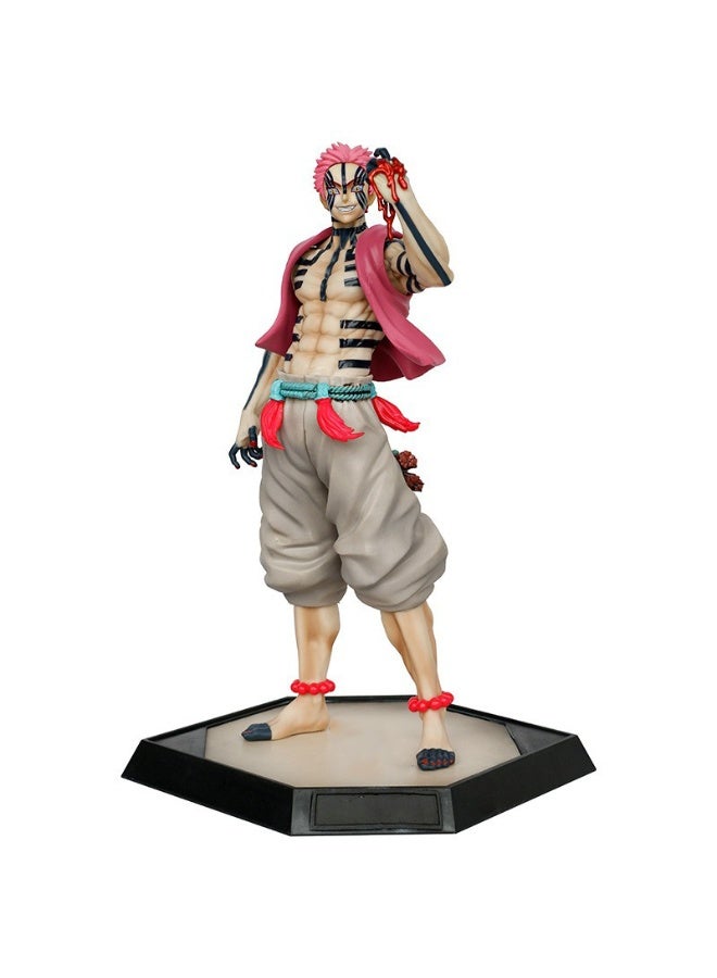 Halamodo Akaza Standing Figure，Birthday Gift, Desk Ornament and Impressive Collectible 26.5 cm - Image 1