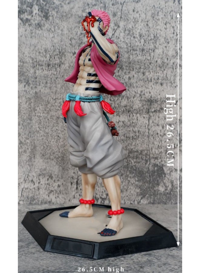 Halamodo Akaza Standing Figure，Birthday Gift, Desk Ornament and Impressive Collectible 26.5 cm - Image 2